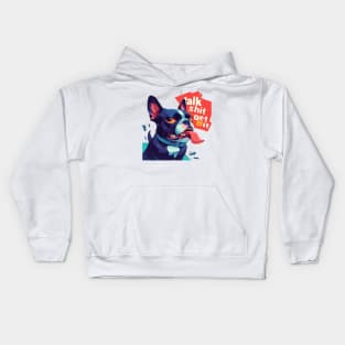 talk shit get bit Kids Hoodie